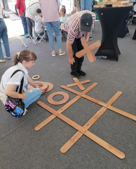 "Вместе с папой".